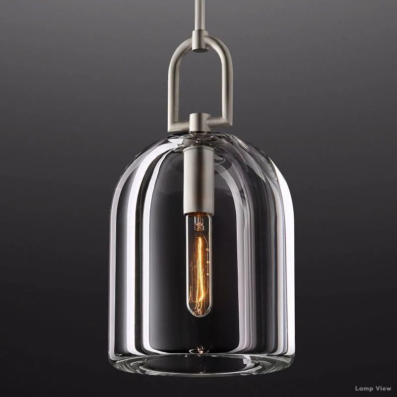 Botanist Crystal Cloche Pendant Light