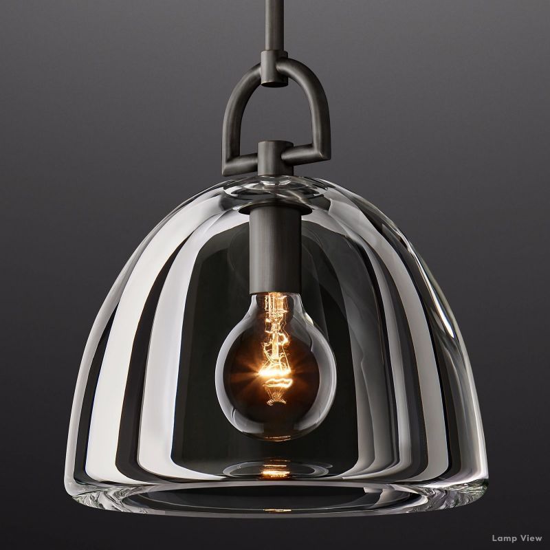 Botanist Crystal Dome Pendant Light