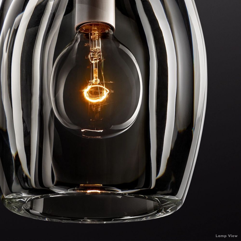 Botanist Crystal Flute Pendant Light