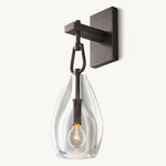Botanist Crystal Flute Wall Sconce