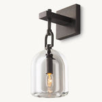 Botanist Crystal Cloche Wall Sconce
