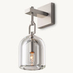 Botanist Crystal Cloche Wall Sconce