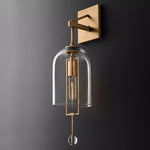 Fulcrum Cloche Glass Wall Sconce