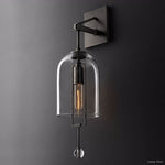 Fulcrum Cloche Glass Wall Sconce