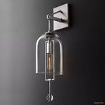 Fulcrum Cloche Glass Wall Sconce