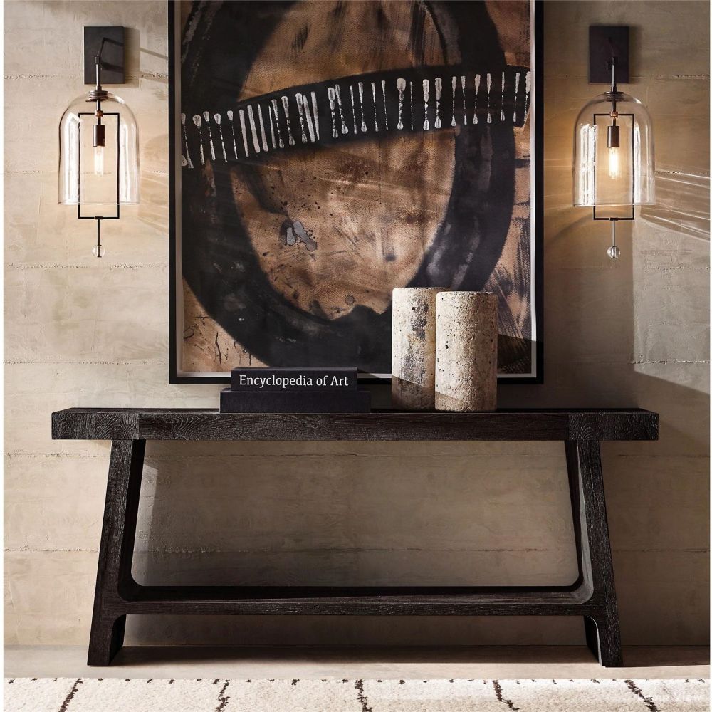 Fulcrum Cloche Glass Wall Sconce