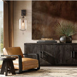 Fulcrum Cloche Glass Wall Sconce