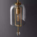 Fulcrum Cloche Glass Pendant Light