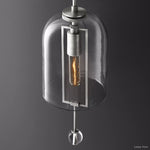 Fulcrum Cloche Glass Wall Sconce