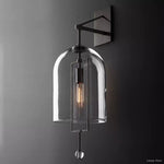Fulcrum Cloche Glass Wall Sconce