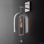 Fulcrum Cloche Glass Wall Sconce
