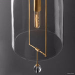 Fulcrum Cloche Glass Wall Sconce