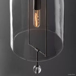 Fulcrum Cloche Glass Wall Sconce