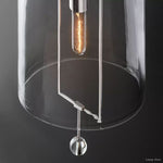 Fulcrum Cloche Glass Wall Sconce