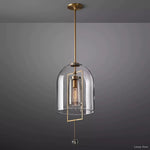 Fulcrum Cloche Glass Pendant Light