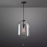 Fulcrum Cloche Glass Pendant Light