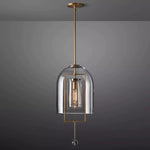 Fulcrum Cloche Glass Pendant Light