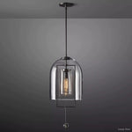 Fulcrum Cloche Glass Pendant Light