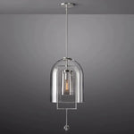 Fulcrum Cloche Glass Pendant Light