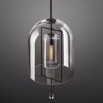Fulcrum Cloche Glass Pendant Light