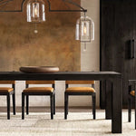 Fulcrum Cloche Glass Linear Chandelier 73"