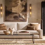 Lattice Contoured Glass Grand Wall Sconce