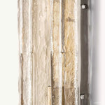 Lattice Contoured Glass Wall Sconce