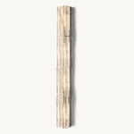 Lattice Contoured Glass Grand Wall Sconce