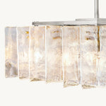 Lattice Square Chandelier 37"