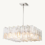 Lattice Square Chandelier 37"