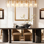 Lattice Rectangular Chandelier 49"