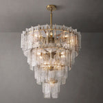 Lattice Tiered Round Chandelier 47"