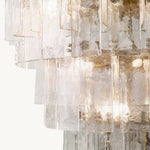 Lattice Tiered Round Chandelier 47"