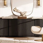 Lattice Contoured Glass Grand Wall Sconce