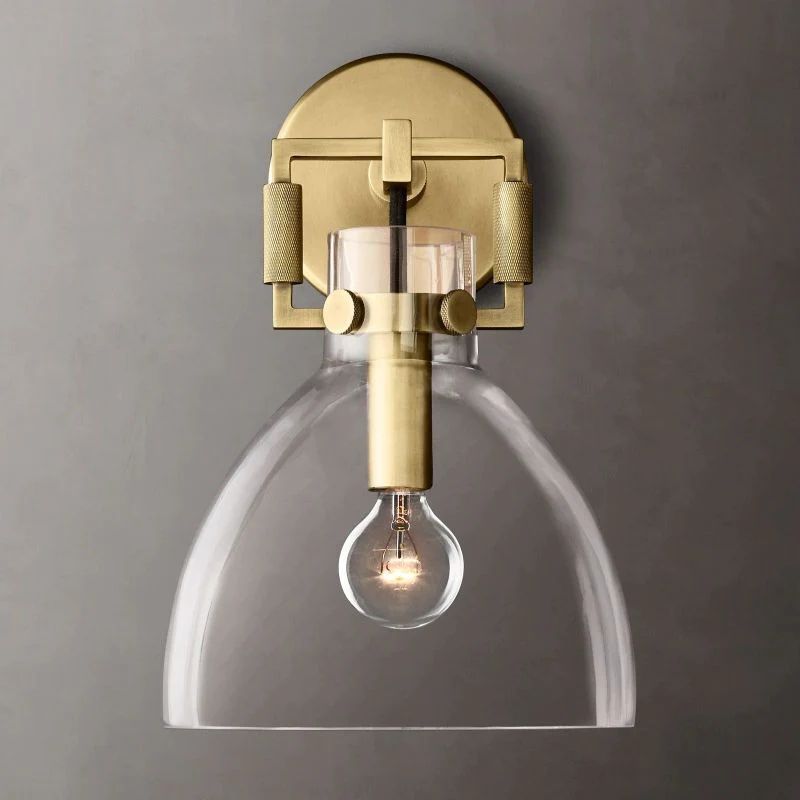 Machinist Cloche Wall Sconce