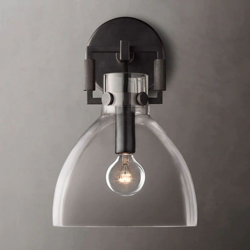 Machinist Cloche Wall Sconce