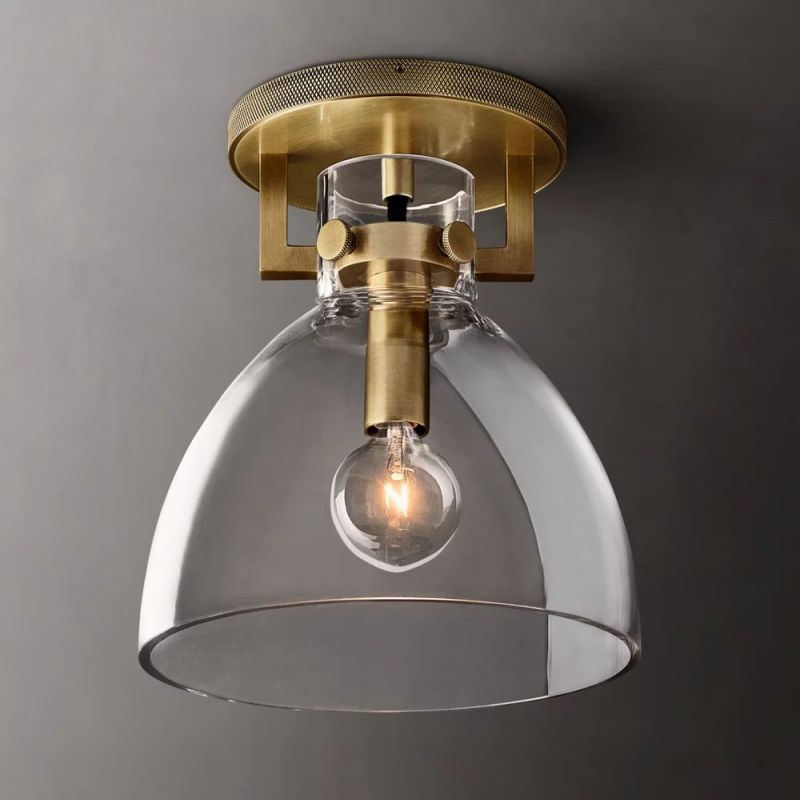 Machinist Cloche Flush Mount