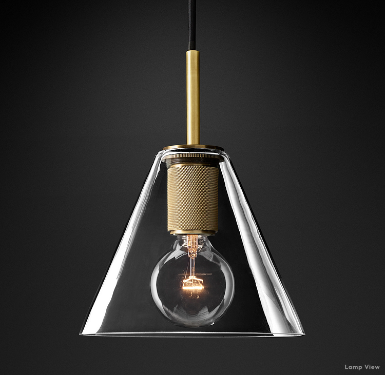 Utilitaire Funnel Shade Pendant Light