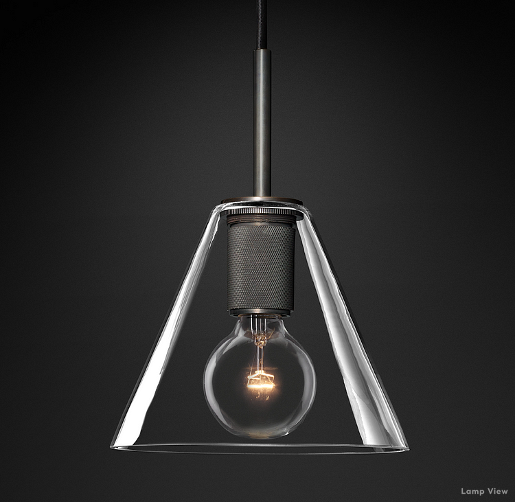Utilitaire Funnel Shade Pendant Light