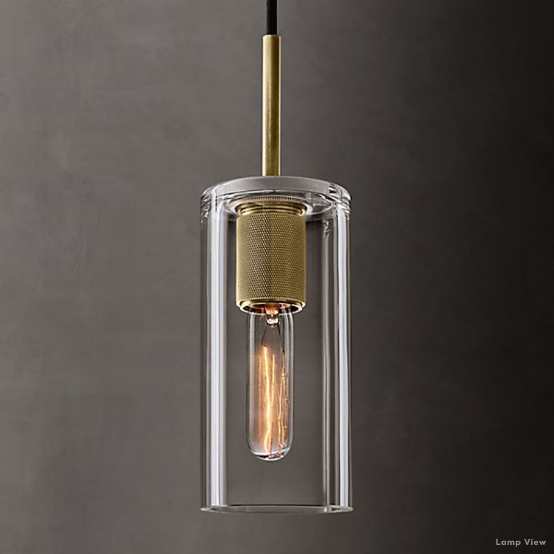 Utilitaire Cylinder Shade Pendant Light