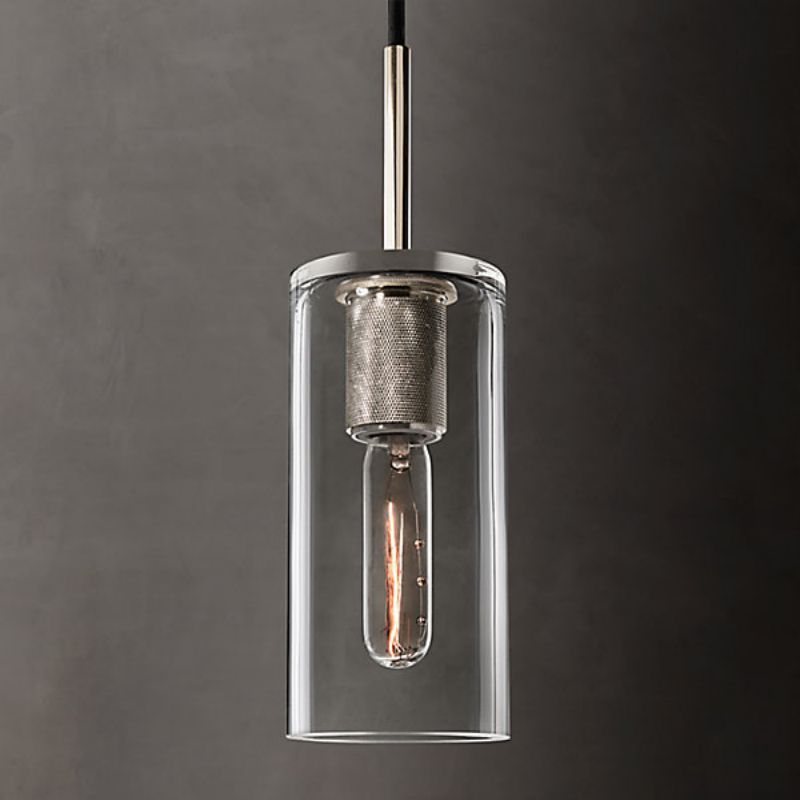 Utilitaire Cylinder Pendant Light