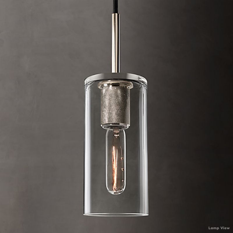 Utilitaire Cylinder Shade Pendant Light