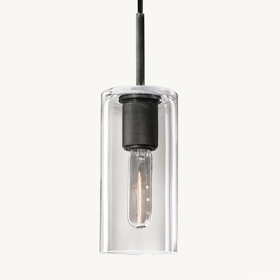 Utilitaire Cylinder Shade Pendant Light