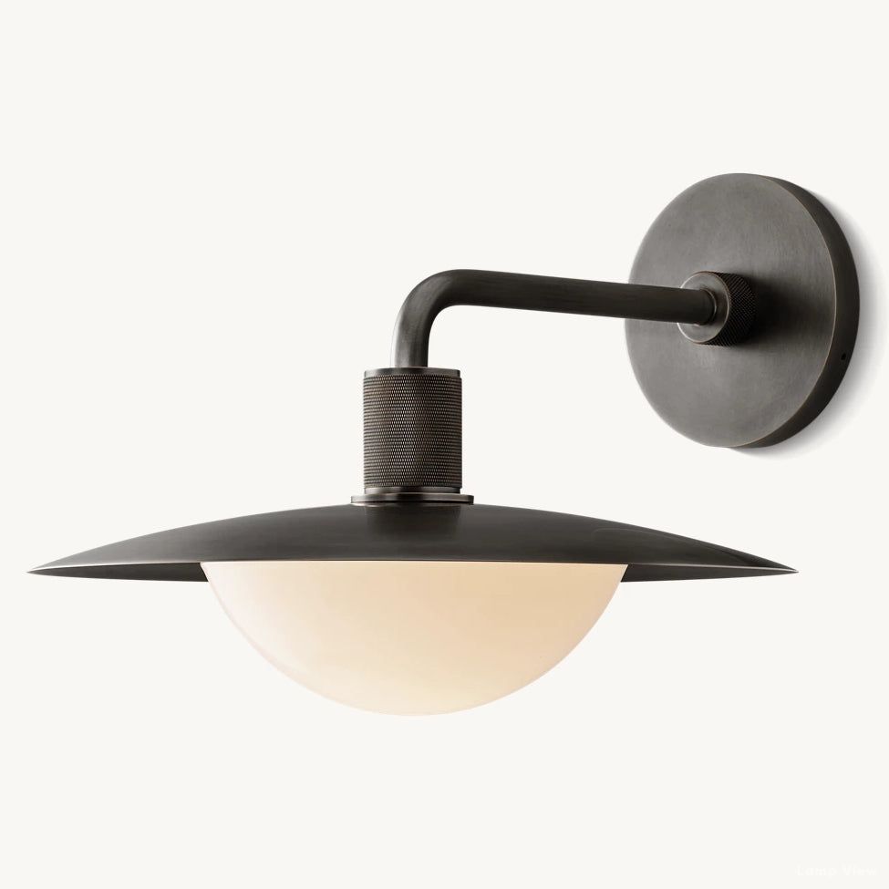Kennan Nostalgic Round Wall Sconce