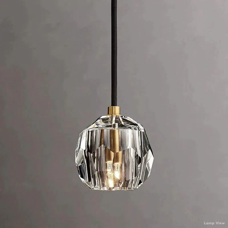 Boule Spherical Cristal Pendant Light