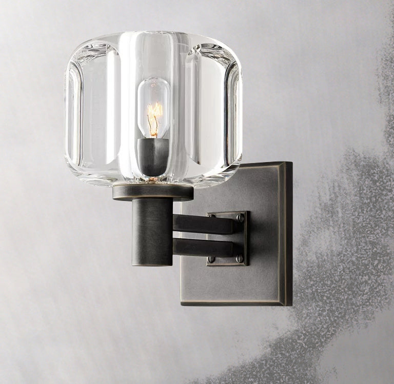 Demaret Modern Crystal Wall Sconce