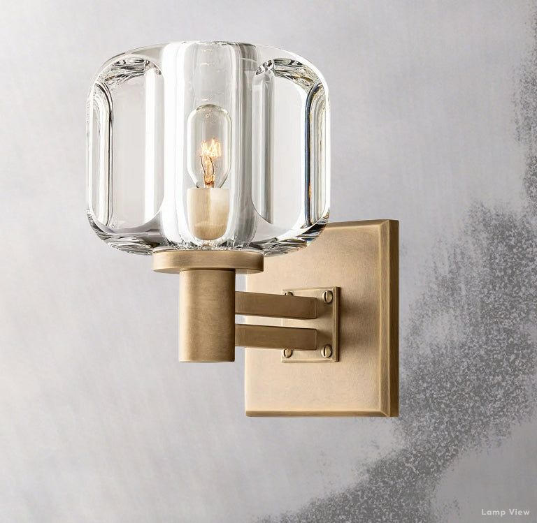 Demaret Modern Crystal Wall Sconce