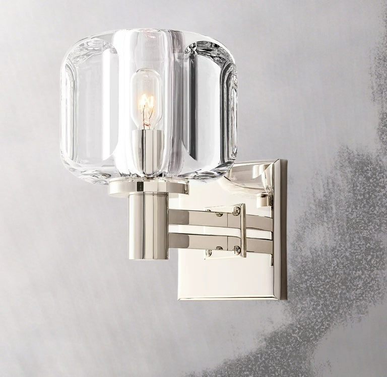 Demaret Modern Crystal Wall Sconce