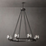 Demaret Modern Crystal Round Chandelier 48"
