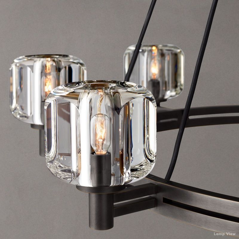 Demaret Modern Crystal Round Chandelier 48"